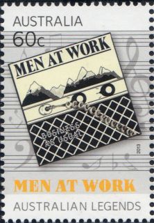 Australia-2013-Australian-Legends-Award-60-cent-Multi-P13-86-x-14-6-Musical-performers-Men-at-Work-SG3905