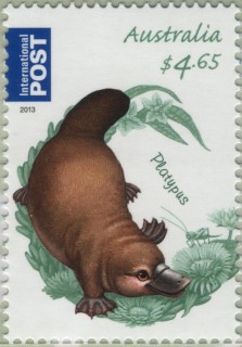 Australia-2013-Bush-Babies-II-4-65-dollar-Multi-P13-86-x-14-6-Platypus-SG3964