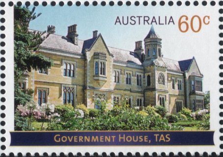 Australia-2013-Government-Houses-Historical-Architecture-60-cent-Multi-P14-6-x-13-86-Government-House-Tasmania