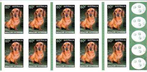 Australia-2013-Top-Dogs-10-x-60-cent-Multi-Pdie-cut-Not-shown-are-4-more-booklets