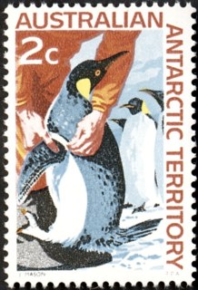 AAT-1966-Antarctic-Activities-2-cent-Multi-P13-50-AAT-Emperor-penguins