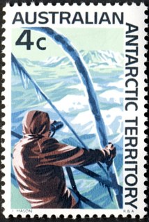 AAT-1966-Antarctic-Activities-4-cent-Multi-P13-50-AAT-Ship-and-iceberg-SGA10