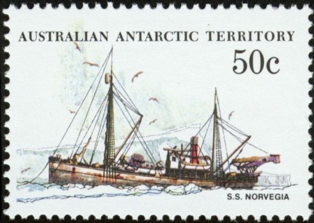 AAT-1981-Ships-of-the-Antarctic-50-cent-Multi-P13-x-13-5-AAT-Norwegia-supply-ship-SGA50