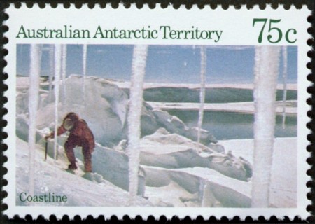 AAT-1984-Antarctic-Scenes-75-cent-Multi-P13-5-x-14-AAT-Coastline-SGA74