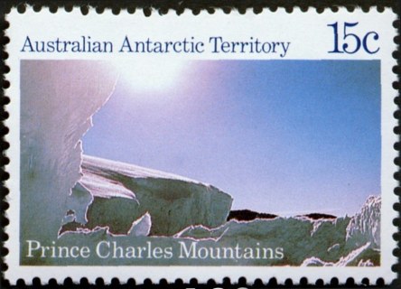 AAT-1985-Antarctic-Scenes-15-cent-Multi-P13-5-x-14-AAT-Prince-Charles-Mountains-SGA66