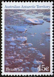 AAT-1985-Antarctic-Scenes-45-cent-Multi-P14-50-AAT-Brash-Ice-SGA72