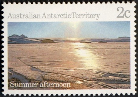 AAT-1987-Antarctic-Scenes-2-cent-Multi-P14-50-AAT-Summer-afternoon