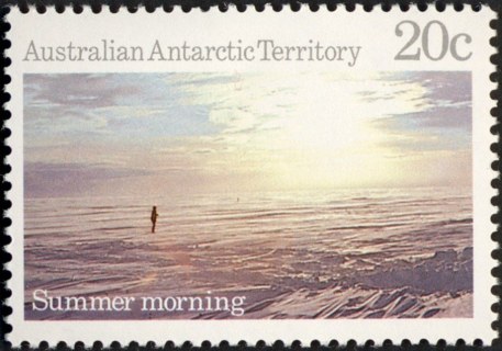 AAT-1987-Antarctic-Scenes-20-cent-Multi-P14-50-AAT-Summer-morning