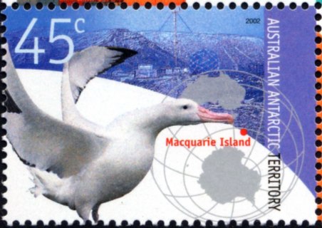 AAT-2002-Antarctic-Research-45-cent-Multi-P13-86-x-14-6-AAT-Macquarie-Island