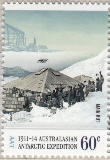 AAT-2012-Centenary-of-Australasian-Antarctic-Expedition-60-cent-Multi-P14-6-x-13-86-AAT-Main-base-1911-14-expedition