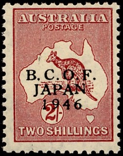 BCOF-1947-Roo-2-shilling-maroon-C-of-A-P12-BCOF-Animal