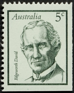 Australia-1968-Famous-Australians-I-5-cent-myrtle-green-pale-green-P15x14-Edgeworth-David