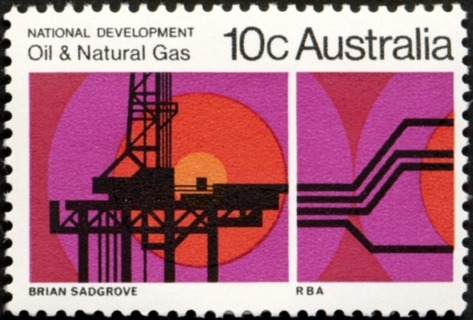 Australia-1970-National-Development-I-10-cent-Multi-P13-50-Oil-Natural-Gas-SG472