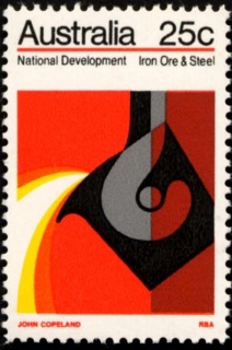 Australia-1973-National-Development-II-25-cent-Multi-P13-50-Iron-and-steel