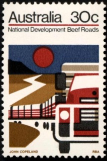 Australia-1973-National-Development-II-30-cent-Multi-P13-50-Beef-Roads