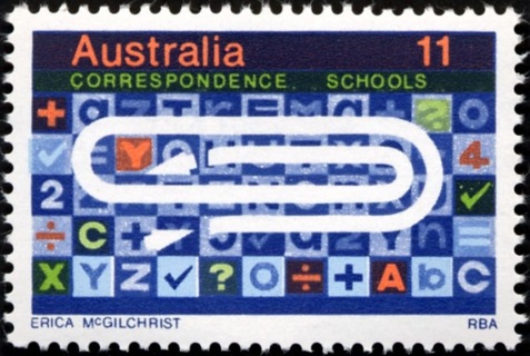 Australia-1974-Australian-Education-definitives-11-cent-Multi-P13-50-Correspondence-schools