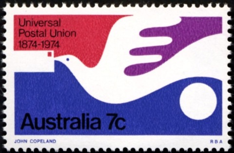 Australia-1974-Universal-Postal-Union