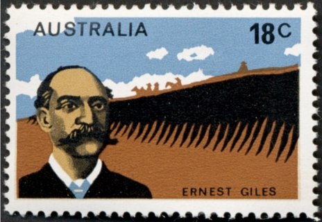 Australia-1976-Explorers-of-the-nineteenth-century-18-cent-Multi-P13-50-Ernest-Giles