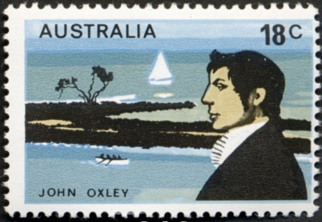 Australia-1976-Explorers-of-the-nineteenth-century-18-cent-Multi-P13-50-John-Oxley-ship