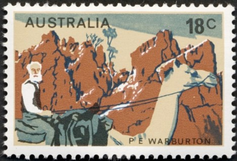 Australia-1976-Explorers-of-the-nineteenth-century-18-cent-Multi-P13-50-Peter-Warburton