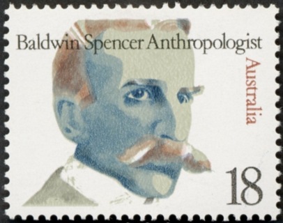 Australia-1976-Famous-Australians-VIII-18-cent-Multi-P15x14-Sir-Baldwin-Spencer