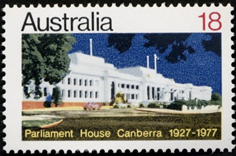 Australia-1977-Opening-of-Parliament-House