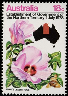 Australia-1978-Establishment-of-State-Government-of-the-Northern-territory-18-cent-Multi-P15-50-Plant