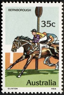 Australia-1978-Race-Horses-35-cent-Multi-P13-50-Animal