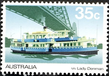 Australia-1979-Ferries-and-Murray-River-Steamers-35-cent-Multi-P13-50-M-V-Lady-Denman-SG705