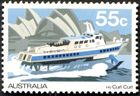 Australia-1979-Ferries-and-Murray-River-Steamers-55-cent-Multi-P13-50-H-V-Curl-Curl-SG707