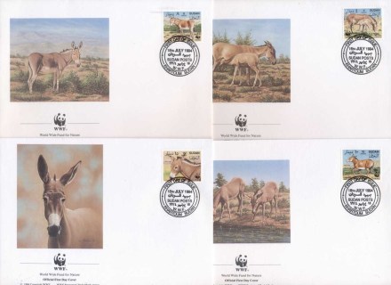 Sudan-1994 African Wild Ass FDC