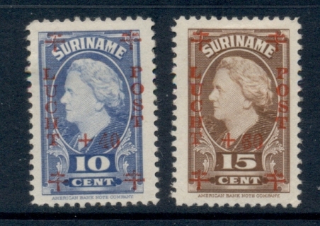 Surinam-1946-Red-Cross-Surcharge-MLH