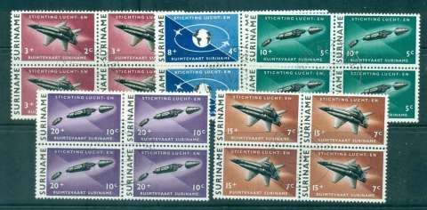 Surinam-1964-Aeronautical-Astronautical-Foundation-Blks-4-CTO-Lot47264