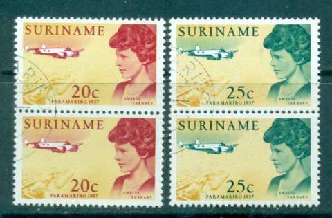 Surinam-1967-Amelia-Erhardt-CTO-pr-Lot47272