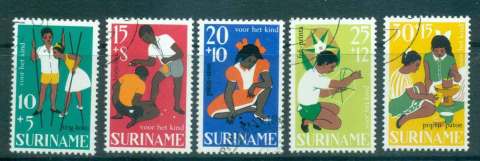 Surinam-1967-Child-Welfare-CTO-Lot47265