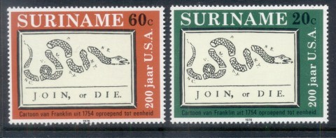 Surinam-1976-Americxan-Bicentennial-MUH