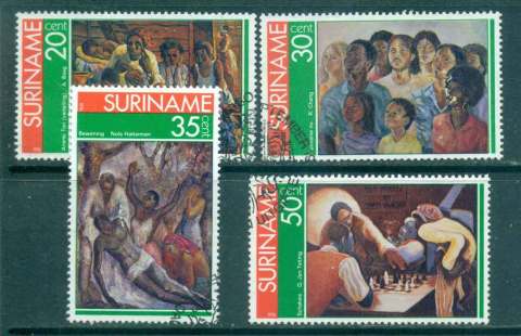 Surinam-1976-Paintings-by-Surinam-Artists-FU-Lot47205