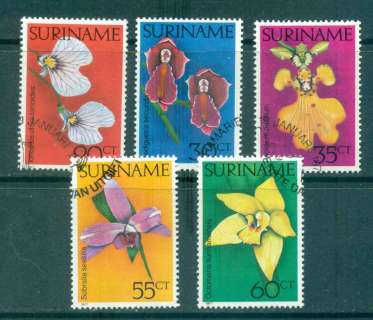 Surinam-1977-Orchids-FU-Lot47207