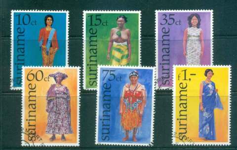 Surinam-1977-Womens-Costumes-FU-Lot47208