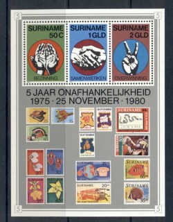 Surinam-1980-Independence-5th-Anniversary-MS-MUH