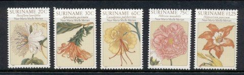 Surinam-1981-Flower-Paintings-MUH