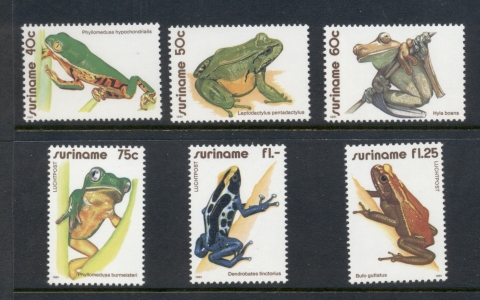 Surinam-1981-Frogs-MUH