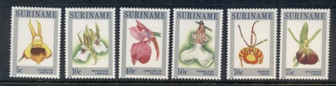 Surinam-1984-Local-Flowers-MUH