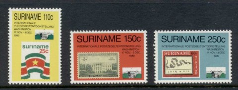 Surinam-1989-World-Stamp-Expo-MUH