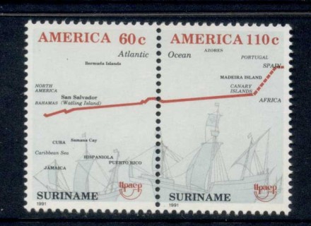 Surinam-1991-Discovery-of-America-MUH