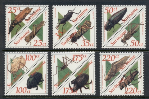 Surinam-1993-Beetles-Grasshoppers-MUH