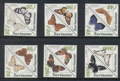 Surinam-1994-Butterflies-MUH