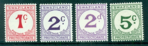 Swaziland-1961-Postage-Dues-MLH