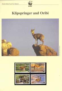 Swaziland-2001 WWF Klipspringer & Oribi