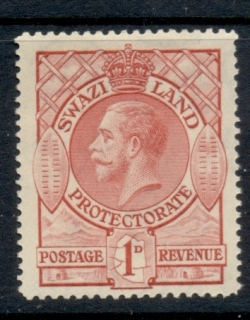 Swaziland-1933-KGV-Shield-1d-MLH